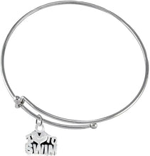 I Love Swimming Adjustable Charm Bracelet, Hypoallergenic, Safe-Nickel Free, No Poisonous Lead Or Cadmium
