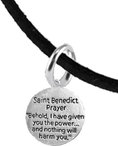 Saint Benedict Bracelet Prayer, Protect Me from Harm, from Evil, from The Devil. Nickle, Lead Cadmium Free