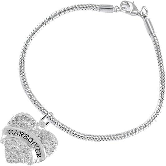 The, Caregiver Hypoallergenic Bracelet, Safe-Nickel, Lead Free