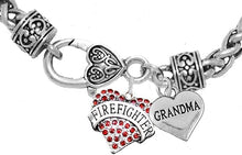 Firefighter Grandma Bracelet, Hypoallergenic, Safe-Nickel, Lead, Cadmium Free