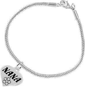 Nana Charm Bracelet Hypoallergenic, Safe-Nickel, Lead & Cadmium Free!
