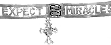Expect Miracles, The Original Hypoallergenic, Safe-Nickel, Lead, Cadmium Free, Adjustable Stretch Bracelet