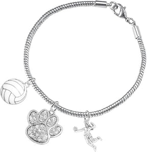 Crystal Paw Volleyball, Adjustable, Safe-Hypoallergenic, Nickel, Lead and Cadmium Free
