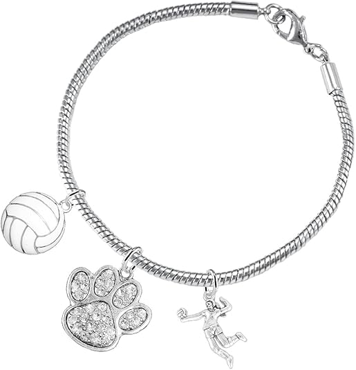 Crystal Paw Volleyball, Adjustable, Safe-Hypoallergenic, Nickel, Lead and Cadmium Free