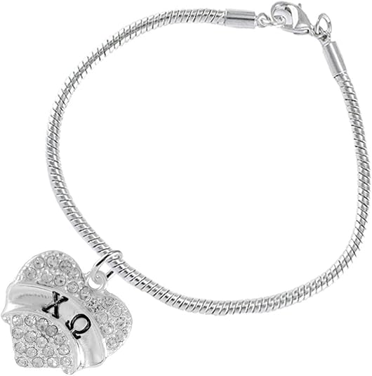 Chi Omega Hypoallergenic Safe Bracelet Nickel, Lead, Cadmium Free