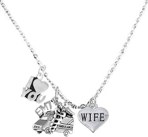 EMT, Wife Adjustable Necklace, Hypoallergenic, Safe-Nickel, Lead, Cadmium Free