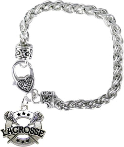 Lacrosse Bracelet, Safe-Nickel, Lead & Cadmium Free!