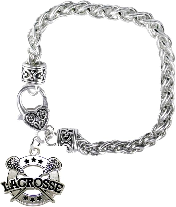 Lacrosse Bracelet, Safe-Nickel, Lead & Cadmium Free!