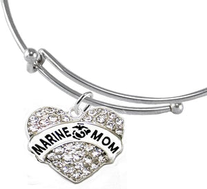 The Marine Mom Hypoallergenic Bracelet, Safe-Nickel, Lead, Cadmium Free
