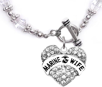 The Marine Wife Hypoallergenic Toggle Bracelet, Safe-Nickel, Lead, Cadmium Free