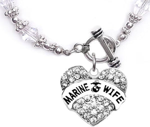 The Marine Wife Hypoallergenic Toggle Bracelet, Safe-Nickel, Lead, Cadmium Free