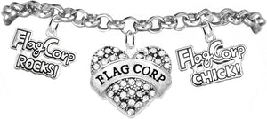 Flag Corp Rocks Flag Corp Chick, Safe-Hypoallergenic, Nickel, Lead & Cadmium Free!