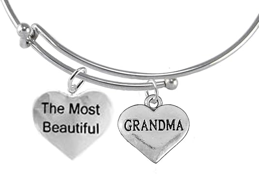 The Most Beautiful Grandma, Adjustable, Hypoallergenic, Safe-Nickel, Lead, Cadmium Free