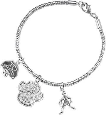 Crystal Paw Basketball Jewelry, Adjustable, Safe-Hypoallergenic, Nickel, Lead Free