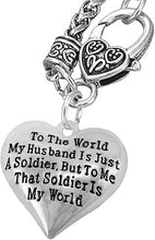 Army Wife, My Husband is My World, Hypoallergenic, Safe-Nickel, Lead, Cadmium Free