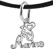 Marine, I Love My Marine, Adjustable Necklace Hypoallergenic, Safe-Nickel, Lead, Cadmium Free