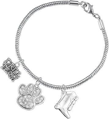 The, Drill Team Jewelry Crystal Paw Hypoallergenic Adjustable, Safe-Nickel, Lead Free