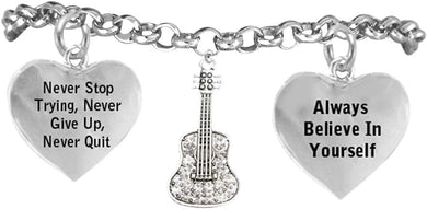 The, Crystal Giutar Never Give Up, Never Quit Hypoallergenic Adjustable