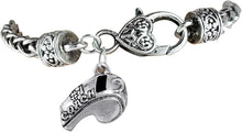 #1 Coach Whistle Charm Bracelet Hypoallergenic, Adjustable Safe-Nickel, Lead & Cadmium Free!