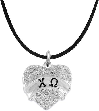 Chi Omega Adjustable Hypoallergenic Safe Necklace Nickel, Lead, Cadmium Free
