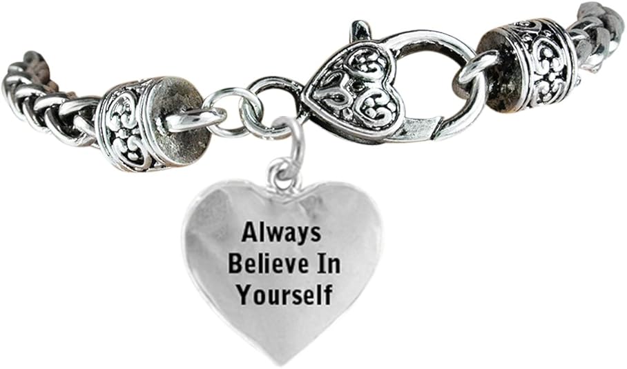Always Believe In Yourself, Safe-Hypoallergenic, Nickel, Lead & Cadmium Free!