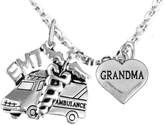 EMT, Grandma Adjustable Necklace, Hypoallergenic, Safe-Nickel, Lead, Cadmium Free