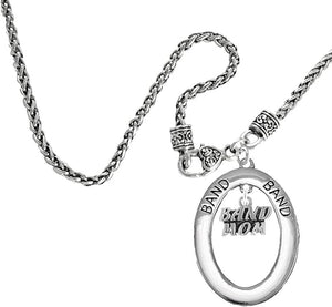 Band Mom Hypoallergenic Adjustable Necklace, Safe-Nickel, Lead Free