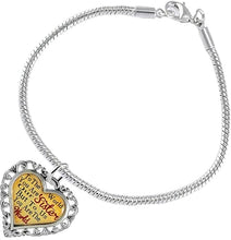 Sister Heart Charm Bracelet Hypoallergenic, Safe, Nickel, Lead & Cadmium Free!