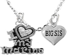 Marine Big Sis, Adult Adjustable Necklace, Hypoallergenic, Safe-Nickel, Lead, Free