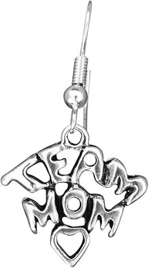Team Mom Charm Fishhook Earring Hypoallergenic, Safe-Nickel, Lead & Cadmium Free!