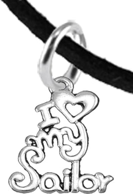 Navy, I Love My Sailor, Adjustable Bracelet Hypoallergenic, Safe-Nickel, Lead, Cadmium Free