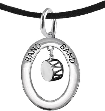 Drum, Hypoallergenic Adjustable Necklace, Safe-Nickel, Lead And Cadmium Free