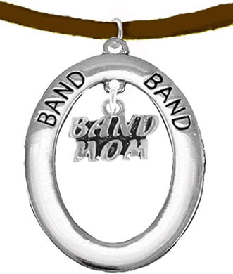 Band Mom, Hypoallergenic Adjustable Necklace, Safe-Nickel, Lead and Cadmium Free