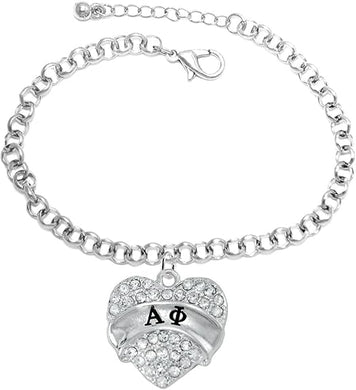 Alpha Phi- Licensed Sorority Jewelry Manufacturer, Hypoallergenic Safe Adjustable Fits Anyone