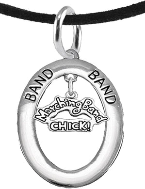 Marching Band Chick, Hypoallergenic Adjustable Necklace, Safe-Nickel, Lead and Cadmium Free