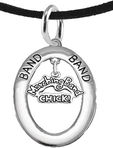 Marching Band Chick, Hypoallergenic Adjustable Necklace, Safe-Nickel, Lead and Cadmium Free