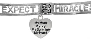 Expect Miracles, The Original Hypoallergenic, Safe-Nickel, Lead, Cadmium Free, Adjustable Stretch Bracelet