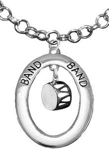 Drum, Hypoallergenic Adjustable Necklace, Safe-Nickel, Lead And Cadmium Free