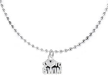 I Love Swimming, Adjustable Necklace, Hypoallergenic, Safe-Nickel Free, No Poisonous Lead Or Cadmium