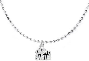I Love Swimming, Adjustable Necklace, Hypoallergenic, Safe-Nickel Free, No Poisonous Lead Or Cadmium