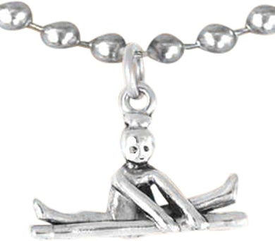 Gymnastic On Balance Beam Necklace, Adjustable, Hypoallergenic, Nickel, Lead & Cadmium Free!