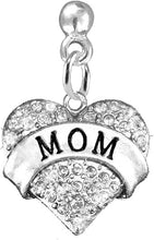 Mom Charm Post Earring Hypoallergenic, Safe-Nickel, Lead & Cadmium Free!
