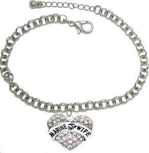 The Marine Wife Hypoallergenic Bracelet, Safe-Nickel, Lead, Cadmium Free