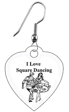 Square Dancing Wire, Fishhook Earring, What A Wonderful Gift For Yourself, Or Someone Special. Gift Ready, Comes In A Black Velvet Bag, Hypoallergenic, Made In The USA By Veterans