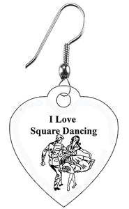 Square Dancing Wire, Fishhook Earring, What A Wonderful Gift For Yourself, Or Someone Special. Gift Ready, Comes In A Black Velvet Bag, Hypoallergenic, Made In The USA By Veterans