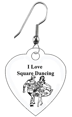 Square Dancing Wire, Fishhook Earring, What A Wonderful Gift For Yourself, Or Someone Special. Gift Ready, Comes In A Black Velvet Bag, Hypoallergenic, Made In The USA By Veterans