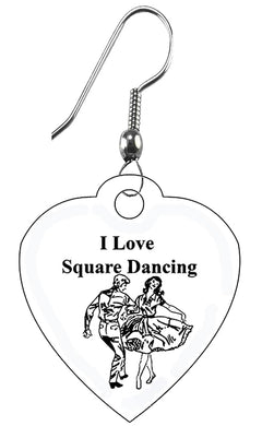 Square Dancing Wire, Fishhook Earring, What A Wonderful Gift For Yourself, Or Someone Special. Gift Ready, Comes In A Black Velvet Bag, Hypoallergenic