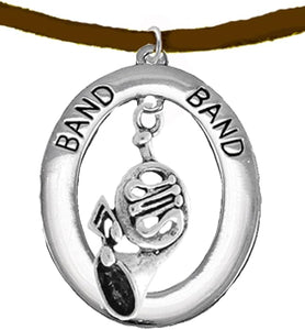 Orchestra-Band French Horn Player, Hypoallergenic Adjustable Necklace, Safe-Nickel, Lead and Cadmium Free