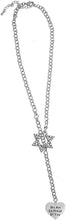 Jewish We Are So Proud Of You Heart, Through A Crystal Star Of David, Necklace Hypoallergenic, Safe-Nickel, Lead, And Cadmium Free