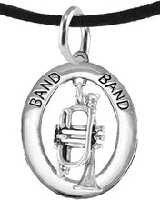 Band Trumpet Player Hypoallergenic Adjustable Necklace, Safe-Nickel, Lead Free